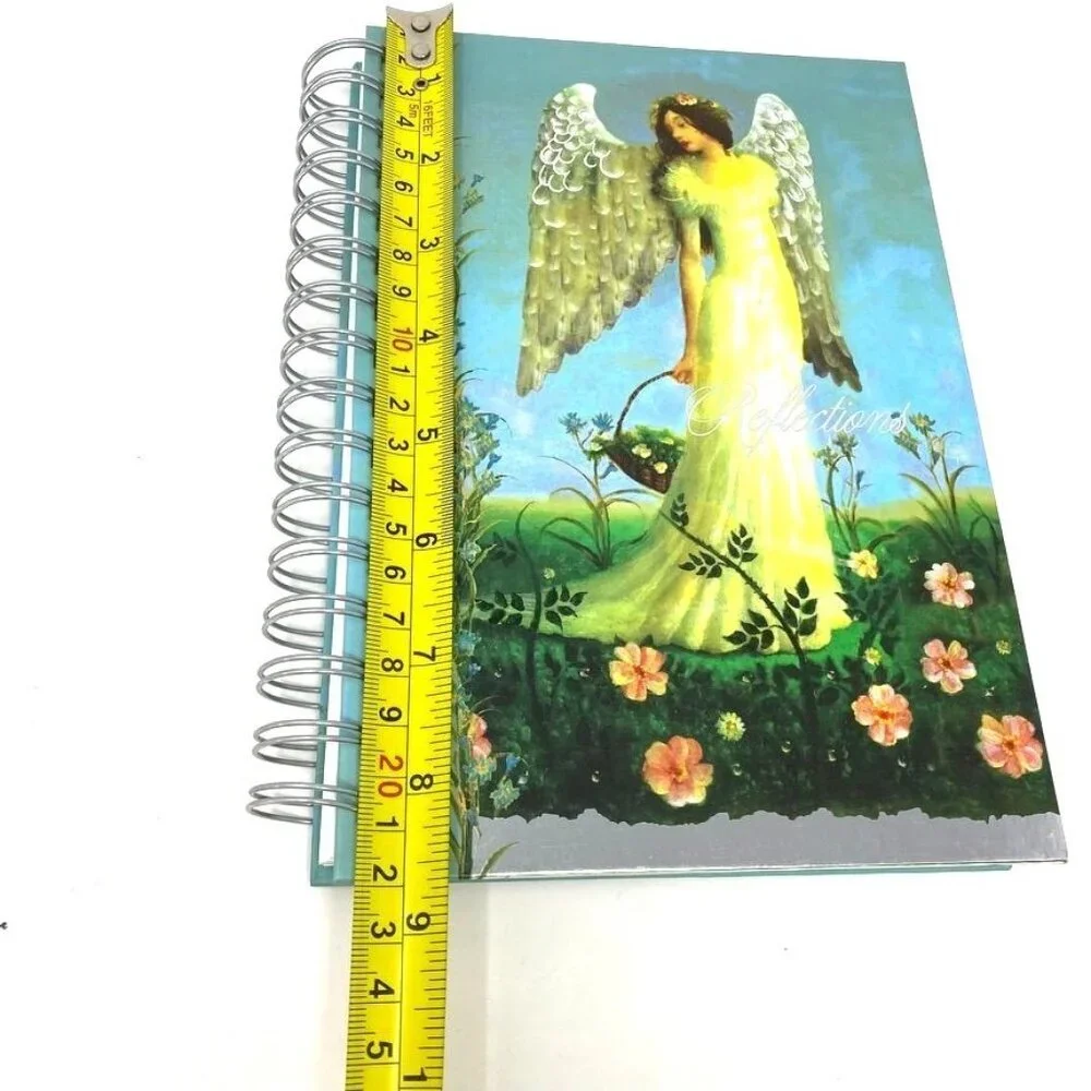 C. R. Gibson Reflecting Angel Spiral Hard Cover Notebook Journal Lined